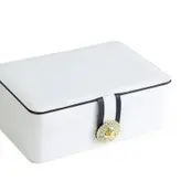 جعبه جواهرات و نظم دهنده دوطبقه چرم