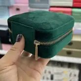 جعبه جواهرات و نظم دهنده ی زیورآلات رویه مخمل