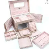 جعبه جواهرات و نظم دهنده بزرگ و جادار زیورالات