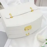 جعبه جواهرات و نظم دهنده زیورآلات دارای کشو و قفل