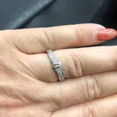 حلقه و انگشتر نقره طرح شنل زنانه