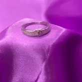 حلقه و انگشتر نقره طرح شنل زنانه