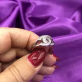 انگشتر نقره طرح شنل