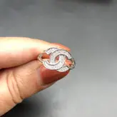 انگشتر نقره طرح شنل