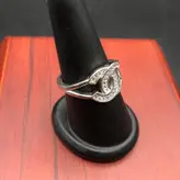 انگشتر نقره طرح شنل