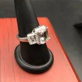 انگشتر نقره سه سنگ