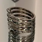 انگشتر نقره زنانه چندحلقه