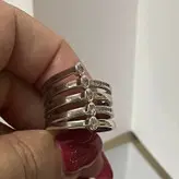 انگشتر نقره زنانه چندحلقه