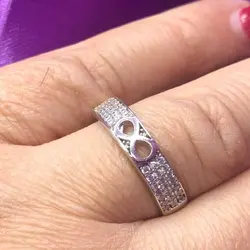 حلقه نامزدی نقره اینفینیتی