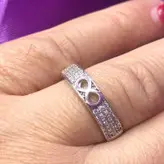 حلقه نامزدی نقره اینفینیتی