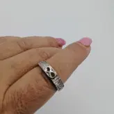 حلقه نامزدی نقره اینفینیتی