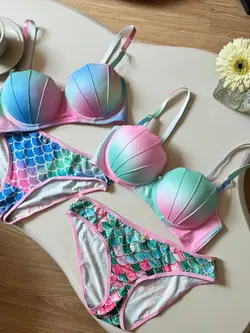 کد ۲۰۹ ست لباس زیر پری دریایی (وارداتی)