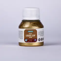 ورق طلای مایع طلایی کاهی