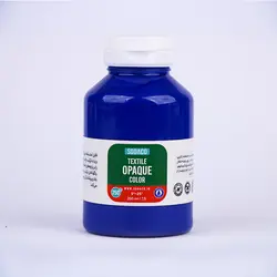 رنگ پارچه 250 میل آبی اپک