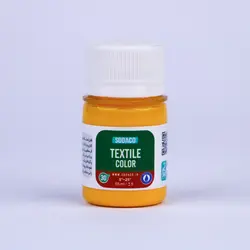 رنگ پارچه 30 میل زرد اپک