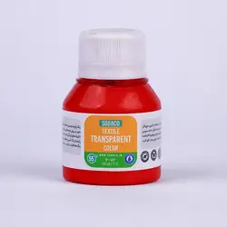 رنگ پارچه 55 میل ترنسپرنت قرمز