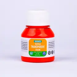 رنگ پارچه 55 میل ترنسپرنت نارنجی