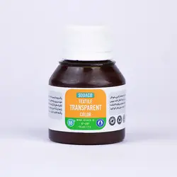 رنگ پارچه 55 میل ترنسپرنت قهوه ای سرخ