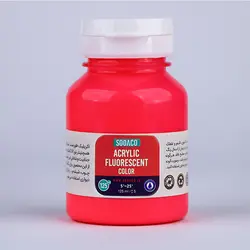 اکریلیک فلورسنت 125 میل صورتی 