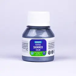 رنگ پارچه 55 میل متالیک نقره ای