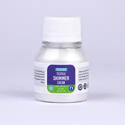 رنگ پارچه 55 میل متالیک صدفی  