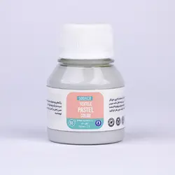 رنگ پارچه 55 میل پاستلی طوسی روشن 