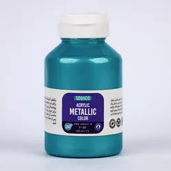 اکریلیک متالیک 250 میل فیروزه ای 