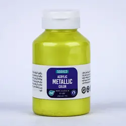 اکریلیک متالیک 250 میل زرد لیمویی