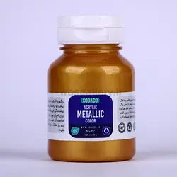 اکریلیک متالیک 125 میل طلایی رویال 