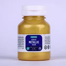اکریلیک متالیک 125 میل طلایی 