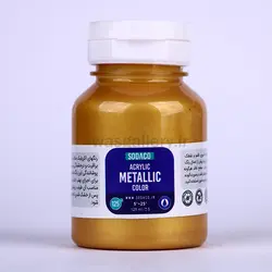 اکریلیک متالیک 125 میل طلایی سیر 