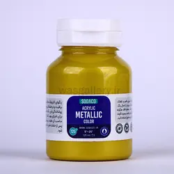 اکریلیک متالیک 125 میل طلایی زرد