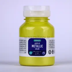 اکریلیک متالیک 125 میل زردلیمویی