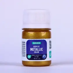 اکریلیک متالیک 30 میل طلایی رویال 