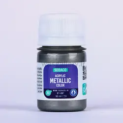 اکریلیک متالیک 30 میل نقره ای سیر 