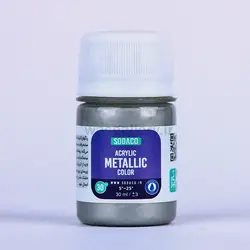 اکریلیک متالیک 30 میل نقره ای 