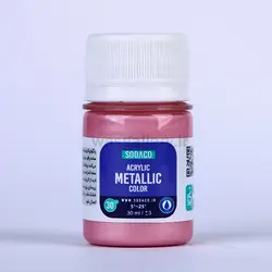 اکریلیک متالیک 30 میل صورتی 