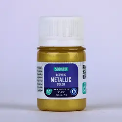 اکریلیک متالیک 30 میل طلایی