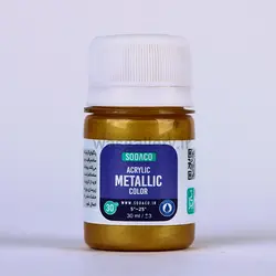 اکریلیک متالیک 30 میل طلایی سیر 