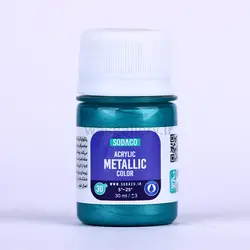 اکریلیک متالیک 30 میل فیروزه ای سیر 