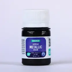 اکریلیک متالیک 30 میل قهوه ای سیر 