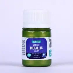 اکریلیک متالیک 30 میل سبز زیتونی 