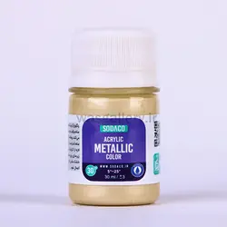 اکریلیک متالیک 30 میل کرم