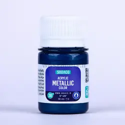 اکریلیک متالیک 30 میل آبی سیر 