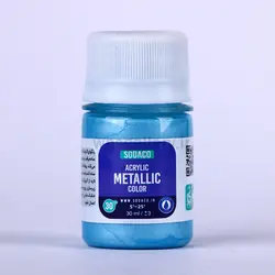 اکریلیک متالیک 30 میل آبی روشن