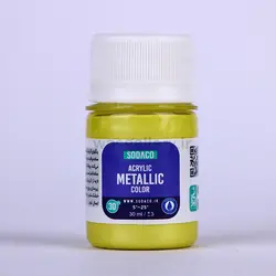اکریلیک متالیک 30 میل زرد لیمویی 