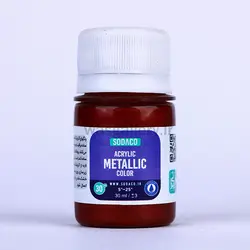 اکریلیک متالیک 30 میل زرشکی 