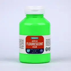 اکریلیک فلورسنت 250میل سبز روشن