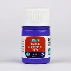 اکریلیک فلورسنت 30 میل بنفش وینزور 