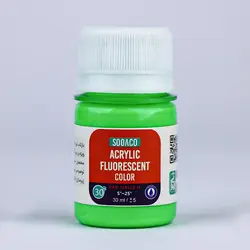 اکریلیک فلورسنت 30 میل سبز